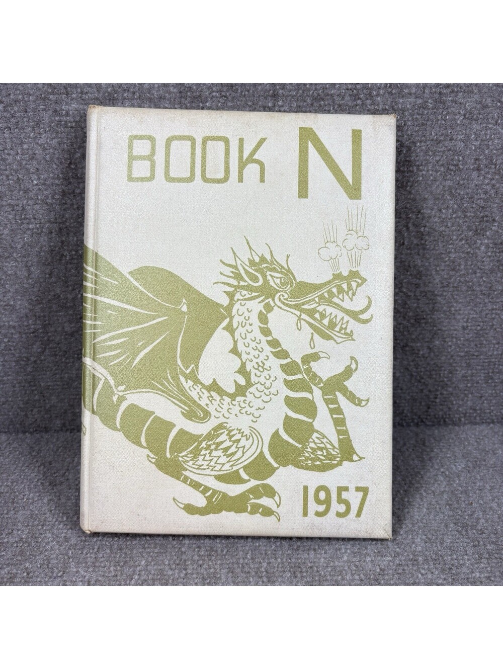 Nacogdoches High School Texas 1957 Golden Dragons Yearbook w/signatures